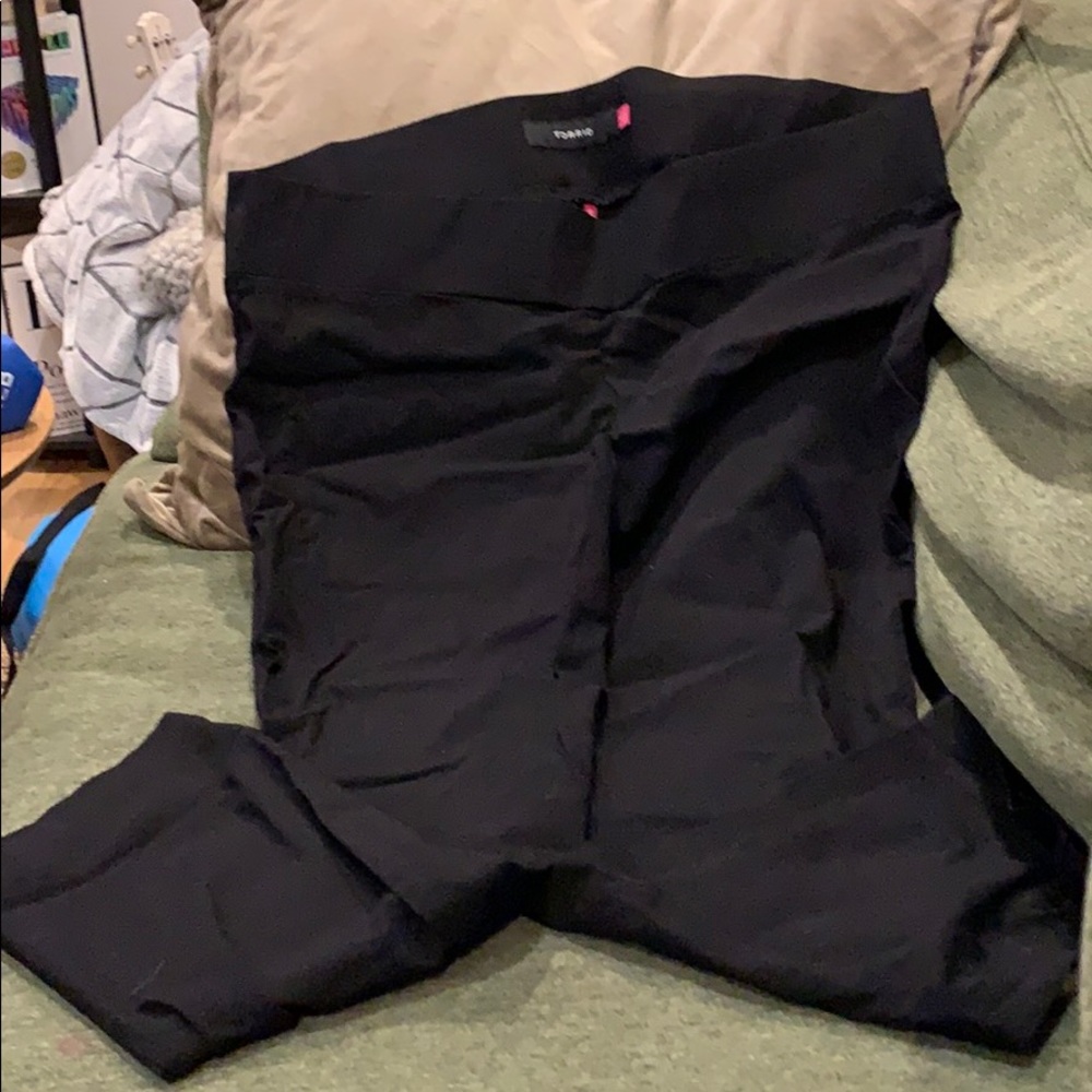 Torrid black straight leg pants